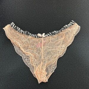 Lace Zebra Trim Panties tarea brand